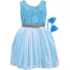 Vestido Luxo Frozen Cinderela Alice Princesa Mega Promoção 
