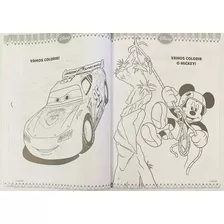 Livro Infantil 100 Páginas Para Colorir Disney - Meninos