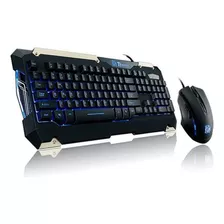 Combo Teclado+mouse Tt Esports Commander - Kb-cmc-plblpb-01 