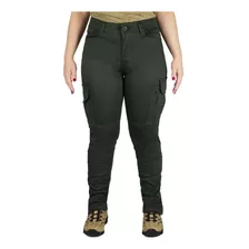 Calça Tática Militar Feminina Fem-tac Verde Bélica