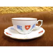 Antiga Xícara De Coleção Em Porcelana Renner - R 6922