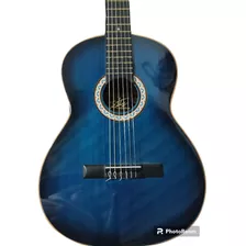 Guitarra Acústica Azul 