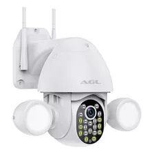 Câmera Wifi Segurança Full Hd 1080p Ir App Alexa Google Agl
