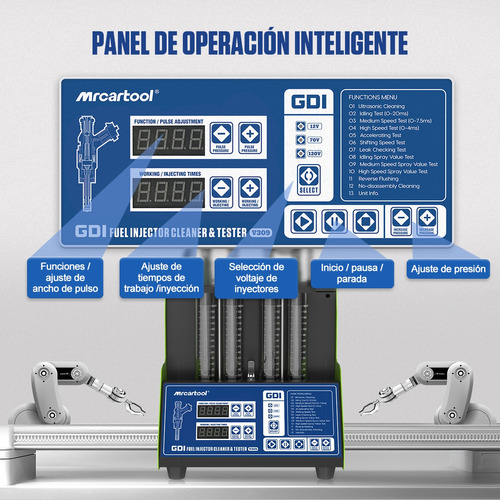 Gdi Laboratorio De Inyectores Gasolina Limpiador Ultrasonico Foto 7