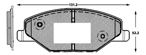 Pastilla Freno Delantera Volkswagen Polo V Sedan  1.6 2022 Foto 2