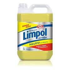 Detergente Lava Louças Líquido Neutro Limpol 5 Litros