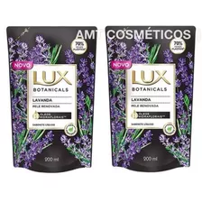 2 Sabonete Liquido Lux Botanicals Refil Lavanda 200ml