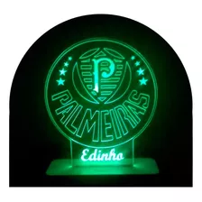 Luminaria Acrílico Led Palmeiras,linda E Decorativa,3d