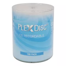 Plexdisc Cd-r 700mb 52x - Hub De Inyeccin De Tinta Blanca Im