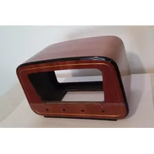 Caixa Para Rádio Semp Pt 76 Laminada Friso Dourado Verniz Pu