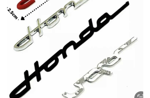 Emblema Honda Letras  Foto 2