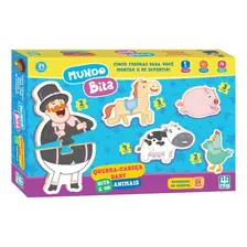 Quebra-cabeça Nig Brinquedos Baby Bita E Os Animais 0692