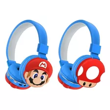 Auriculares Bluetooth Super Mario Bros Diadema Inalámbrico