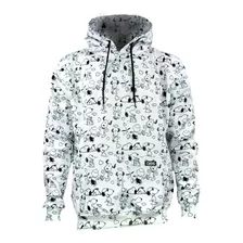 Sudadera Hoodie Hombre Cerrada Con Gorro - Snoopy Caricatura