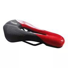 Asiento De Bicicleta De Ruta Antiprostático Rojo C/negro Sbk