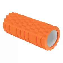 Rodillo De Espuma Masaje Foam Roller Pilates Yoga 33 Cm Color Naranja