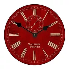 Reloj De Pared - Alston Walthan Red & Gold, Reloj De Pared G