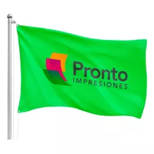 Bandera Publicitaria Personalizada Full Color 100x145 Set