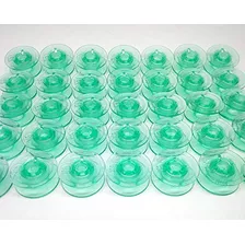 100 Bobinas Verdes Transparentes Honeysew Compatibles Con Vi