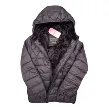 Campera Inflada Con Piel Atomik Niño Niña Del Talle 6 Al 16.