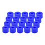 Kit 20 Tapones Cubre Birlos Vw Jetta Golf Polo Azul