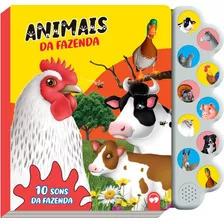 Animais Da Fazenda: 10 Sons, De Ferreira, Jean. Série 10 Sons Editora Vale Das Letras Ltda, Capa Dura Em Português, 2021