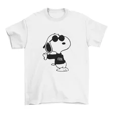 Playera Y Gorra Snoopy Cool. Dama Y Caballero. (b/n)