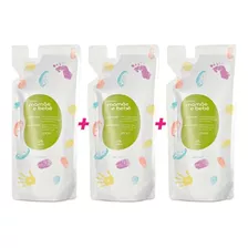 Natura Refil Condicionador Mamae Bebe 03 Unidades De 200ml