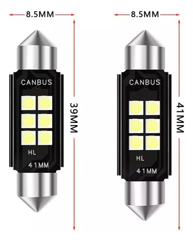 Par Faro Led Interior Toldo Plafon Cielo Fusible 3030 Canbus Foto 10