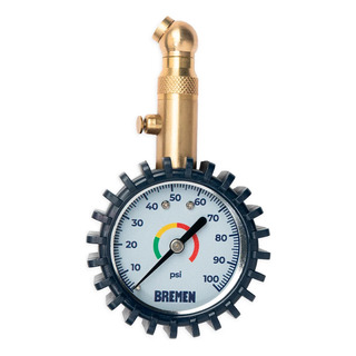 Manometro Analogico Bremen 8857 Neumaticos 10-100 Psi Dgm