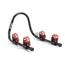 Suporte De Parede Triz Horizontal Para 2 Bikes Com Alça Cor Preto