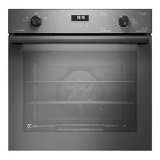 Forno De Embutir À Gás Com Grill Elétrico (multigás) Electrolux Oe8gf 80l Cinza 220v