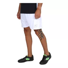 Short Fútbol Lotto Solista Hombre En Blanco