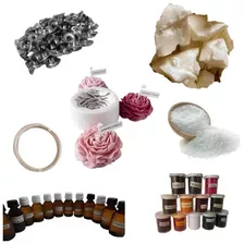 Kit Emprendedor De Velas De Cera De Soja Flor Peonia 