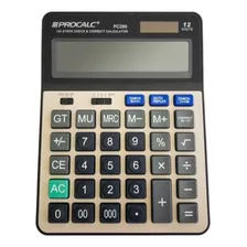 Calculadora De Mesa Pc289 - Procalc Cor Bege