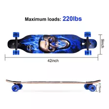 Slendor Longboard Skateboard 42 Pulgadas Drop A Través De La