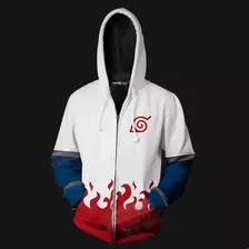 Naruto The 4th Hokage Sudadera Con Cremallera Anime Chamarra