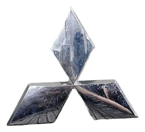 Emblema Mitsubishi Triton 2006 2016 Prateado