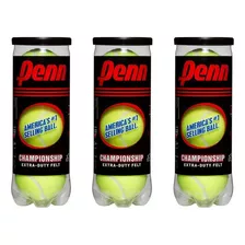  Pelotas De Tenis Penn Championship, 3 Tarros, 9 Pelotas