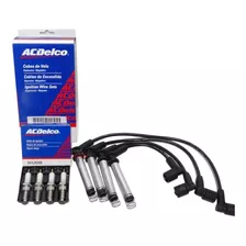 Kit Cables + Bujias Acdelco Corsa / Celta / Agile 1.4 1.6 8v