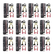 12 Tarjetas Elevadoras Ver009s Plus Sata De 1 A 16 X 6 Pines