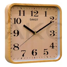 Reloj De Pared Dakot Pp74 Cuadrado Colores - Taggershop