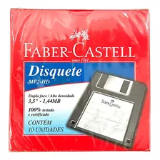 10pçs Disquete Mf2-hd 3,5'' 1,44mb 