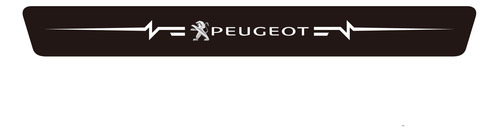 Pegatinas Umbral Puerta Coche Logo Pelcula Protectora 9 [u] Peugeot 601