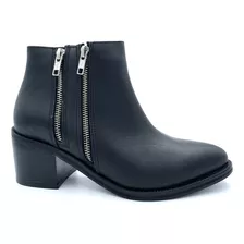 Botas Botineta Mujer 100%cuero 3059 Plataforma Gravagna Voce