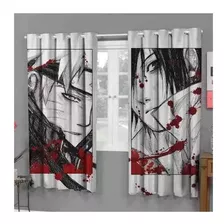 Cortina Roma Quarto Naruto Sasuke Uchiha 3,20x2m 