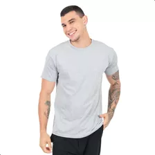 Camiseta Masculina Algodão Cores Manga Curta Mikonos