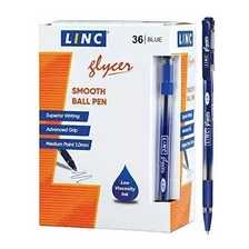 Esfero - Bolígrafo Linc Glycer Smooth, Agarre Suave, Punta D