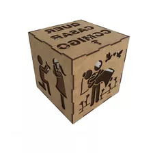Cubo Box Luminária ´´quer Casar Comigo?´´ 