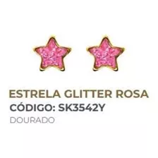 Brinco Studex Sensitive Kids Estrela Rosa 6x6mm Sk3542y